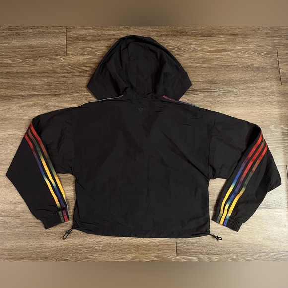 Adidas Originals Cropped Adicolor Half-Zip Crop Hoodie Size XS - Picture 6 of 7